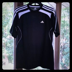 Men’s Small Black & White adidas Soccer Shirt